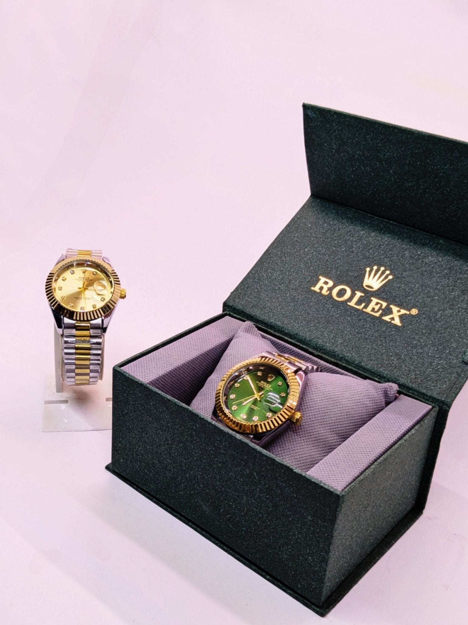 Rolex Oyster Perpetual Datejust (AAA Copy) Diamond Index | Premium Edition - Amdaan